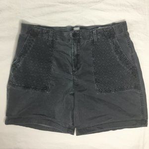 GAP - Girlfriend Shorts - Size 10 - Grey